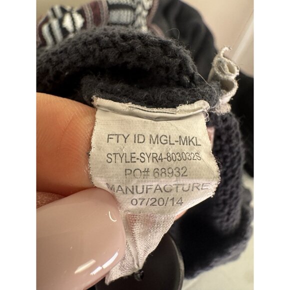 Retrofit Y2K Fair Isle Grandpa Cardigan XXL Button Down Sweater Dark Academia - Picture 8 of 10